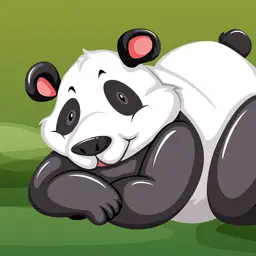熊猫要午休:移动木块,让熊猫平稳落到床上!